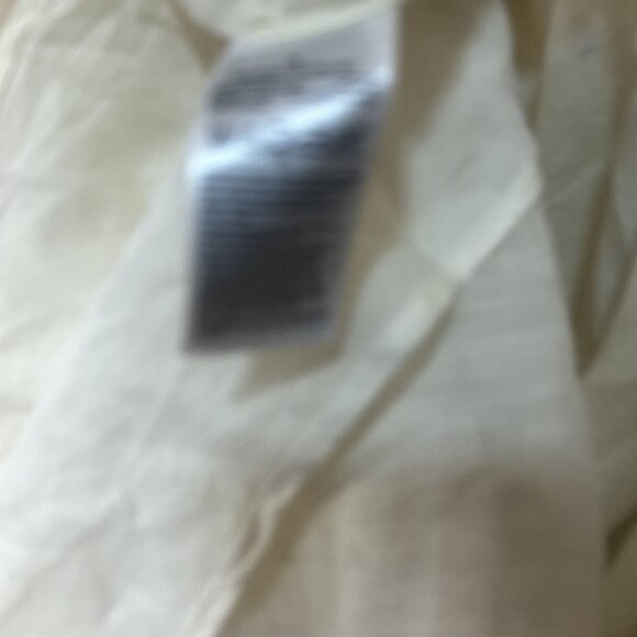 Banana Republic Off White Fit and Flare Puff Sleeve Mini Dress Size Medium - Picture 3 of 5